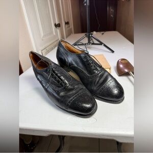 Allen Edmonds Strand Leather Cap Toe
Oxford Dress Shoes Black Sz 12
